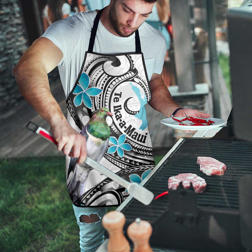 Aotearoa Te Ika-a-Maui Apron South Island Kekeru Maori Koru - Polynesian Pride