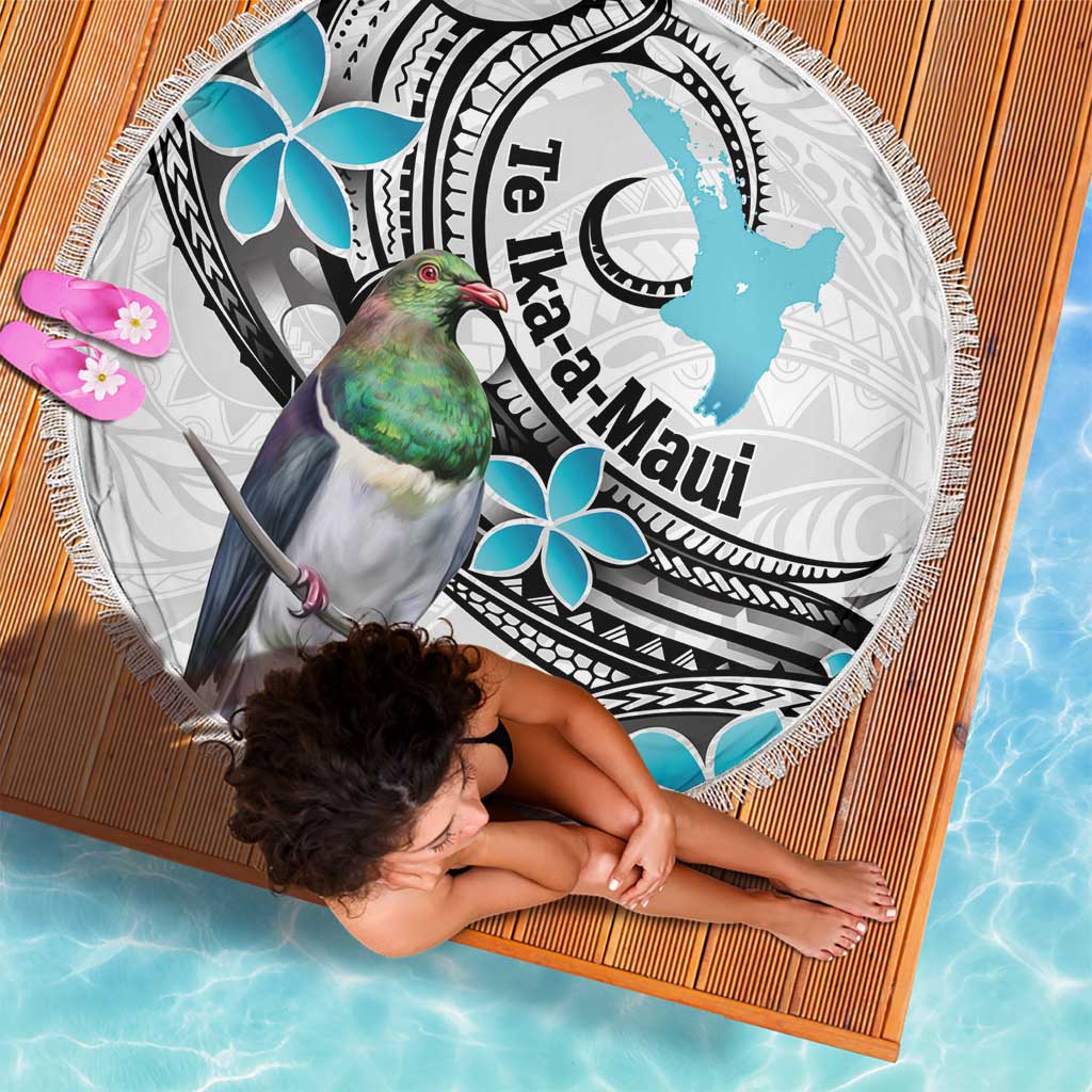 Aotearoa Te Ika-a-Maui Beach Blanket South Island Kekeru Maori Koru