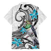 Aotearoa Te Ika-a-Maui Family Matching Off Shoulder Maxi Dress and Hawaiian Shirt South Island Kekeru Maori Koru LT14 - Polynesian Pride