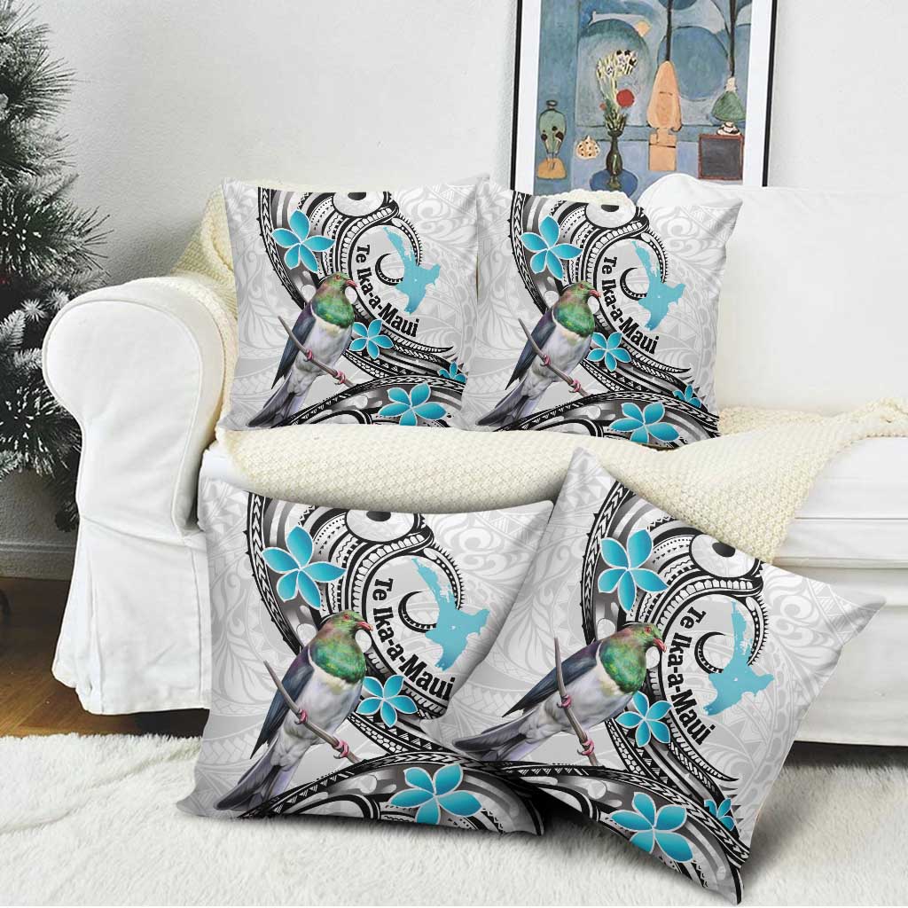 Aotearoa Te Ika-a-Maui Pillow Cover South Island Kekeru Maori Koru - Polynesian Pride