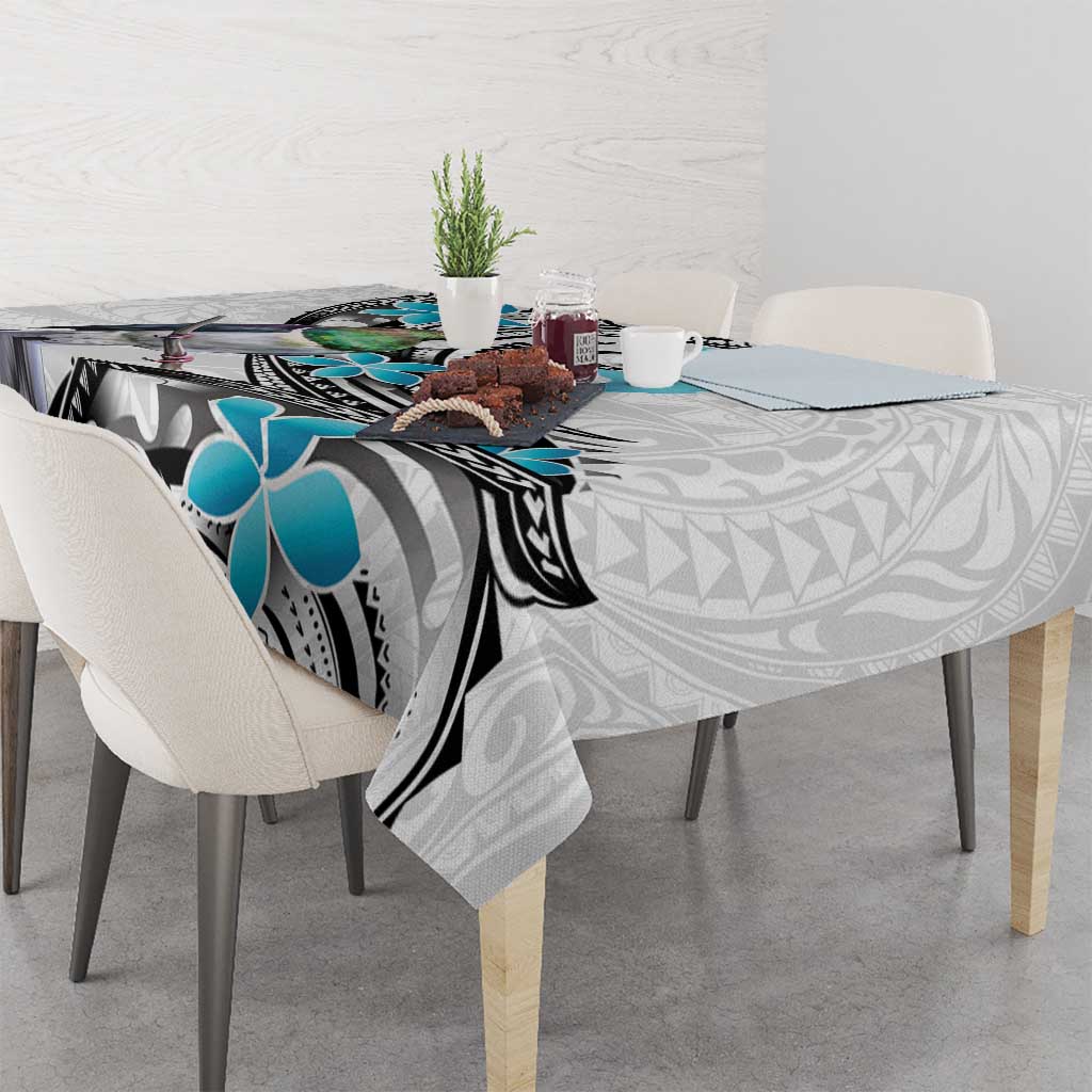 Aotearoa Te Ika-a-Maui Tablecloth South Island Kekeru Maori Koru