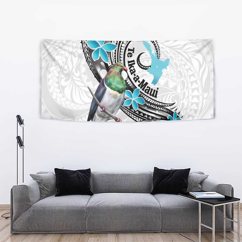 Aotearoa Te Ika-a-Maui Tapestry South Island Kekeru Maori Koru