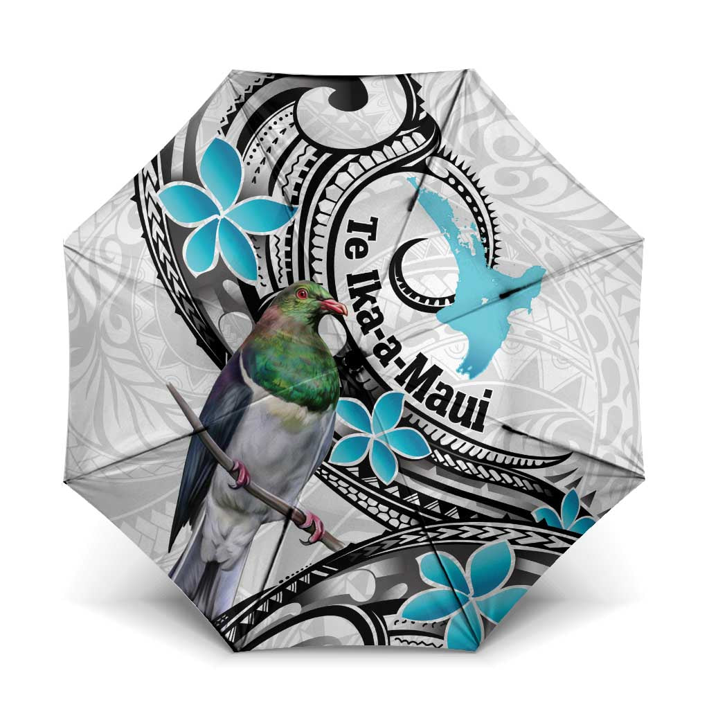 Aotearoa Te Ika-a-Maui Umbrella South Island Kekeru Maori Koru - Polynesian Pride