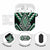 Green New Zealand Taniko Poutama Patikitiki AirPods Case - Polynesian Pride