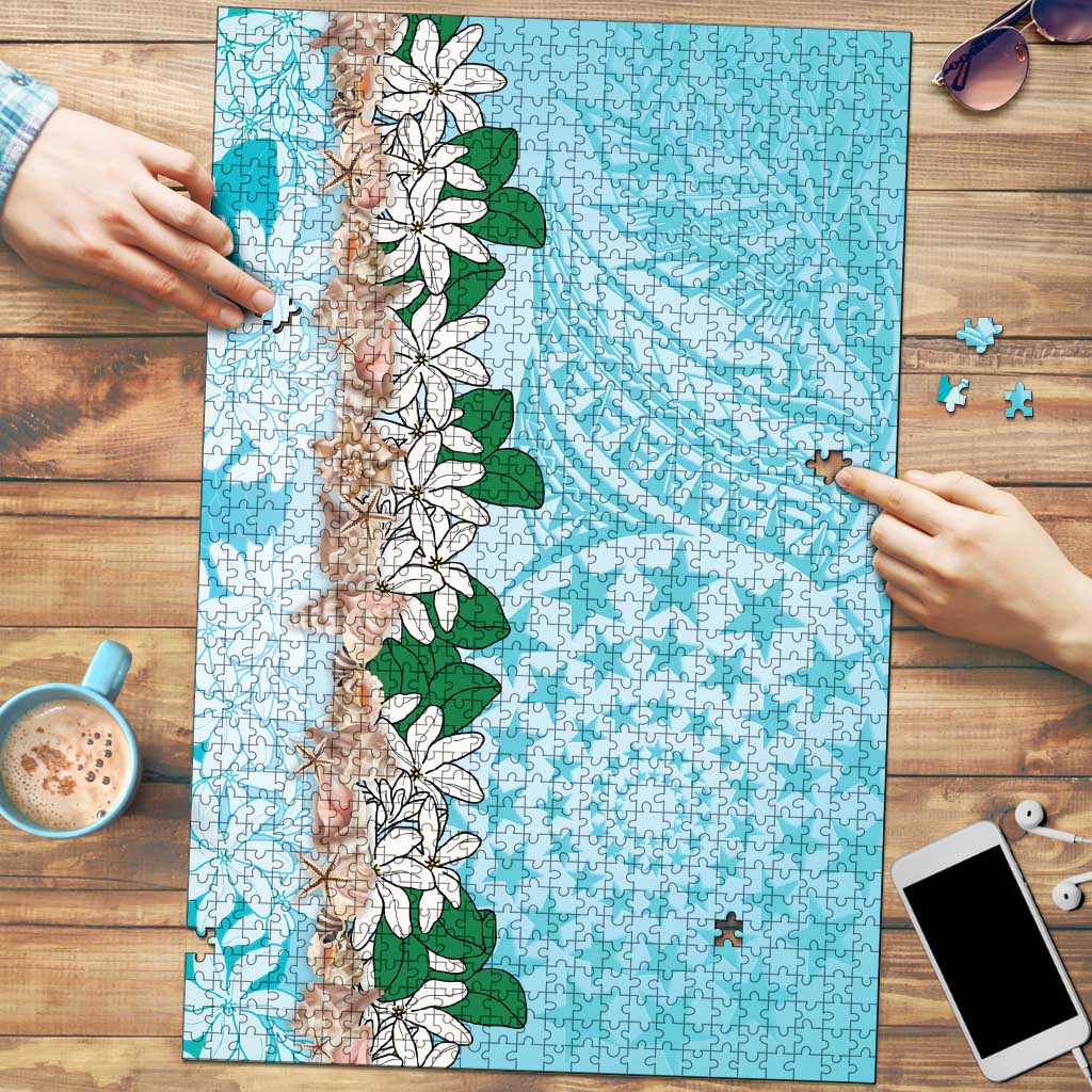 Cook Islands Tiare Maori With Conch Shell Puzzle Pasifika Fest Polynesian Tattoo Turquoise
