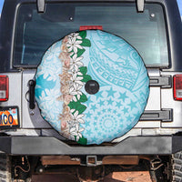 Cook Islands Tiare Maori With Conch Shell Spare Tire Cover Pasifika Fest Polynesian Tattoo Turquoise