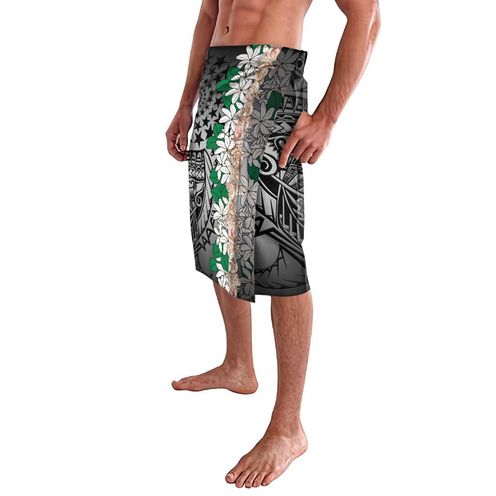 Cook Islands Tiare Maori With Conch Shell Lavalava Pasifika Fest Polynesian Tattoo Black