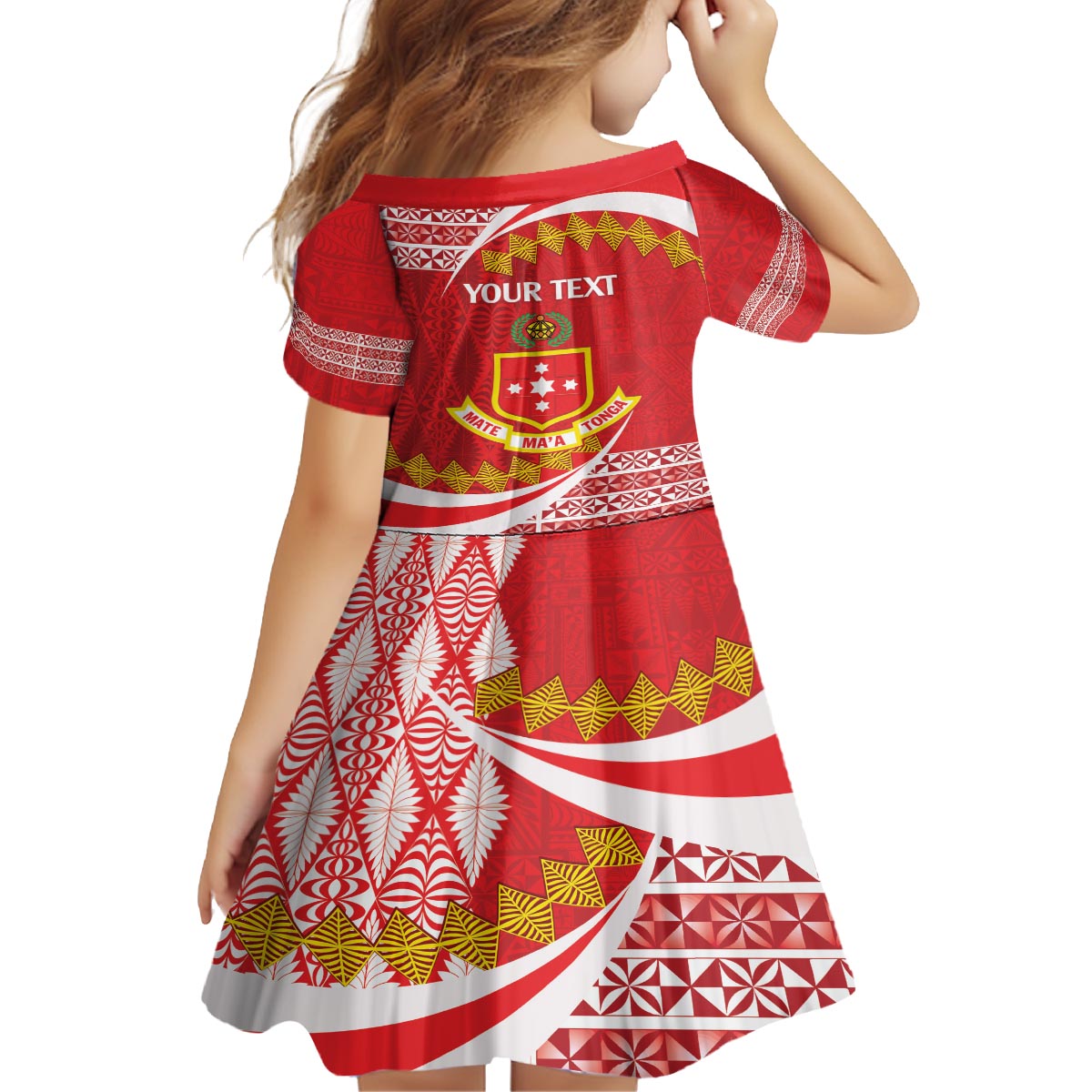 Personalised Kolisi Tonga College Atele Family Matching Puletasi and Hawaiian Shirt Mate Maa Tonga 142 Years Anniversary LT14 - Polynesian Pride