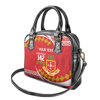 Personalised Kolisi Tonga College Atele Shoulder Handbag Mate Maa Tonga 142 Years Anniversary