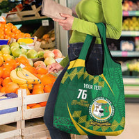 Personalised Tonga Liahona-Saineha High School Grocery Bag Happy 76 Years Anniversary