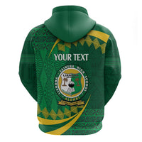 Personalised Tonga Liahona-Saineha High School Zip Hoodie Happy 76 Years Anniversary LT14 - Polynesian Pride