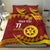 Personalised Tonga High School Bedding Set Happy 77 Years Anniversary