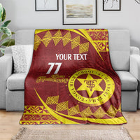 Personalised Tonga High School Blanket Happy 77 Years Anniversary