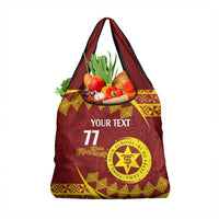 Personalised Tonga High School Grocery Bag Happy 77 Years Anniversary