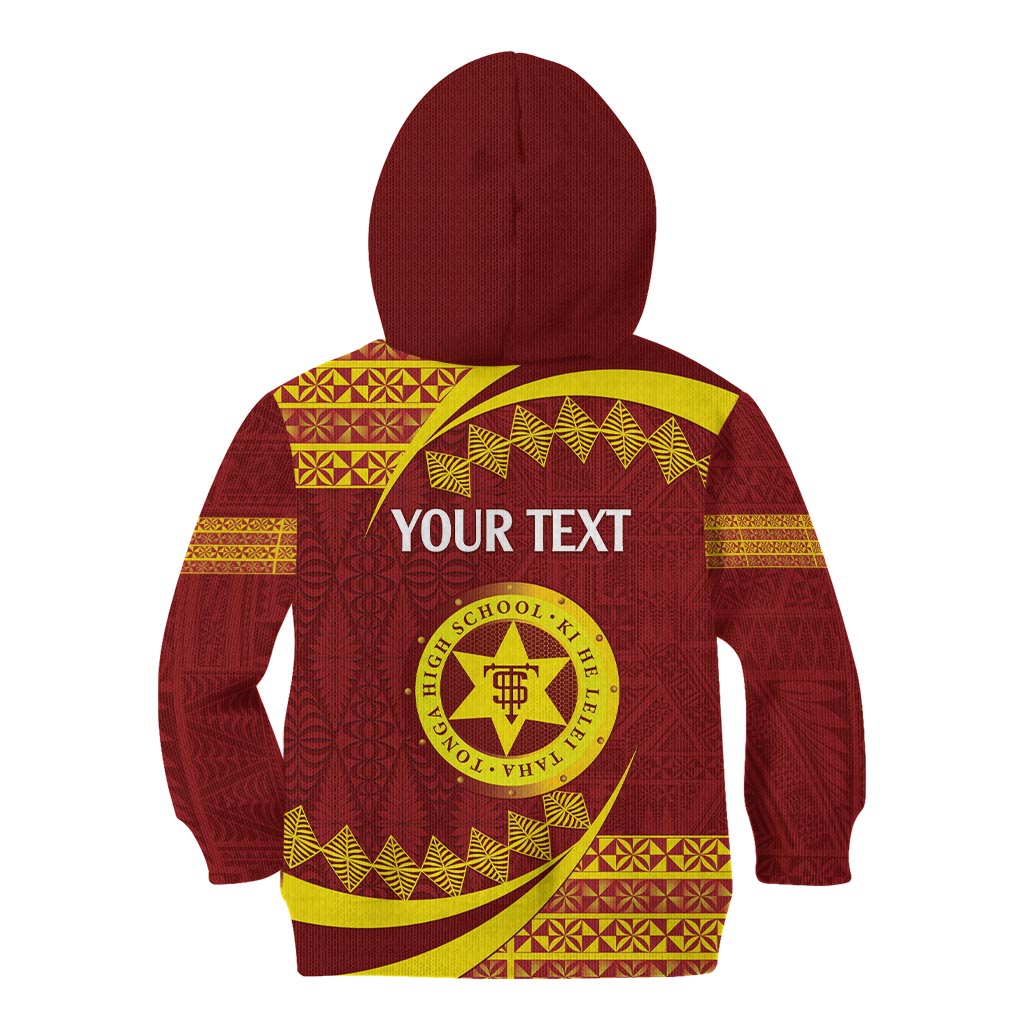 Personalised Tonga High School Kid Hoodie Happy 77 Years Anniversary