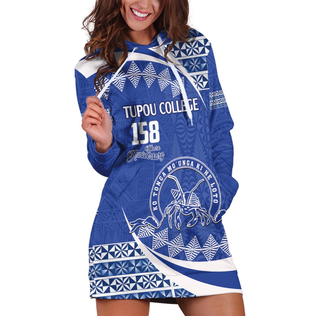 Personalised Tonga Tupou College Toloa Hoodie Dress Happy 158 Years Anniversary