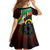 Long God Yumi Stanap Vanuatu Family Matching Mermaid Dress and Hawaiian Shirt Tropical Flowers Aboriginal Pattern