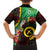 Long God Yumi Stanap Vanuatu Family Matching Tank Maxi Dress and Hawaiian Shirt Tropical Flowers Aboriginal Pattern