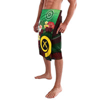 Long God Yumi Stanap Vanuatu Lavalava Tropical Flowers Aboriginal Pattern