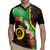 Long God Yumi Stanap Vanuatu Rugby Jersey Tropical Flowers Aboriginal Pattern