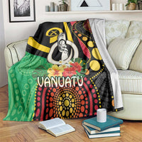 Tamtam Drum Vanuatu Blanket Boar Tusk Aboriginal Flag Style