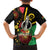 Tamtam Drum Vanuatu Family Matching Tank Maxi Dress and Hawaiian Shirt Boar Tusk Aboriginal Flag Style