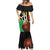 Tamtam Drum Vanuatu Mermaid Dress Boar Tusk Aboriginal Flag Style