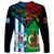 Vanuatu And West Papua Long Sleeve Shirt Coat Of Arms Mix Flag Style LT14 - Polynesian Pride