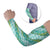 Hawaii Jade Vine Lei Arm Sleeves Aloha Palaka Motif - Turquoise - Polynesian Pride