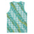 Hawaii Jade Vine Lei Basketball Jersey Aloha Palaka Motif - Turquoise - Polynesian Pride