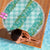 Hawaii Jade Vine Lei Beach Blanket Aloha Palaka Motif - Turquoise - Polynesian Pride
