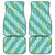 Hawaii Jade Vine Lei Car Mats Aloha Palaka Motif - Turquoise - Polynesian Pride