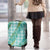 Hawaii Jade Vine Lei Luggage Cover Aloha Palaka Motif - Turquoise - Polynesian Pride