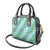 Hawaii Jade Vine Lei Shoulder Handbag Aloha Palaka Motif - Turquoise - Polynesian Pride
