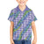 Hawaii Jade Vine Lei Family Matching Short Sleeve Bodycon Dress and Hawaiian Shirt Aloha Palaka Motif - Purple - Polynesian Pride