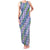 Hawaii Jade Vine Lei Family Matching Tank Maxi Dress and Hawaiian Shirt Aloha Palaka Motif - Purple - Polynesian Pride