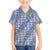 Hawaii Jade Vine Lei Family Matching Tank Maxi Dress and Hawaiian Shirt Aloha Palaka Motif - Purple - Polynesian Pride