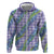 Hawaii Jade Vine Lei Hoodie Aloha Palaka Motif - Purple - Polynesian Pride