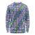 Hawaii Jade Vine Lei Long Sleeve Shirt Aloha Palaka Motif - Purple - Polynesian Pride