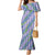 Hawaii Jade Vine Lei Mermaid Dress Aloha Palaka Motif - Purple - Polynesian Pride