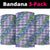 Hawaii Jade Vine Lei Neck Gaiter Aloha Palaka Motif - Purple - Polynesian Pride