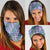 Hawaii Jade Vine Lei Neck Gaiter Aloha Palaka Motif - Purple - Polynesian Pride