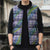 Hawaii Jade Vine Lei Sleeveless Puffer Jacket Aloha Palaka Motif - Purple - Polynesian Pride