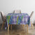 Hawaii Jade Vine Lei Tablecloth Aloha Palaka Motif - Purple - Polynesian Pride