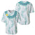 Jade Vine Lei Hawaii Baseball Jersey Aloha Seamless Tropical Leaves - Polynesian Pride