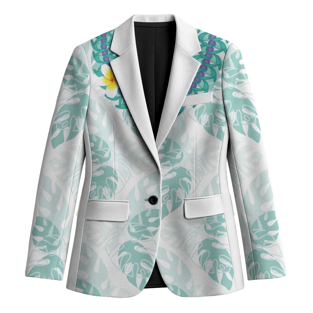 Jade Vine Lei Hawaii Blazer Aloha Seamless Tropical Leaves - Polynesian Pride