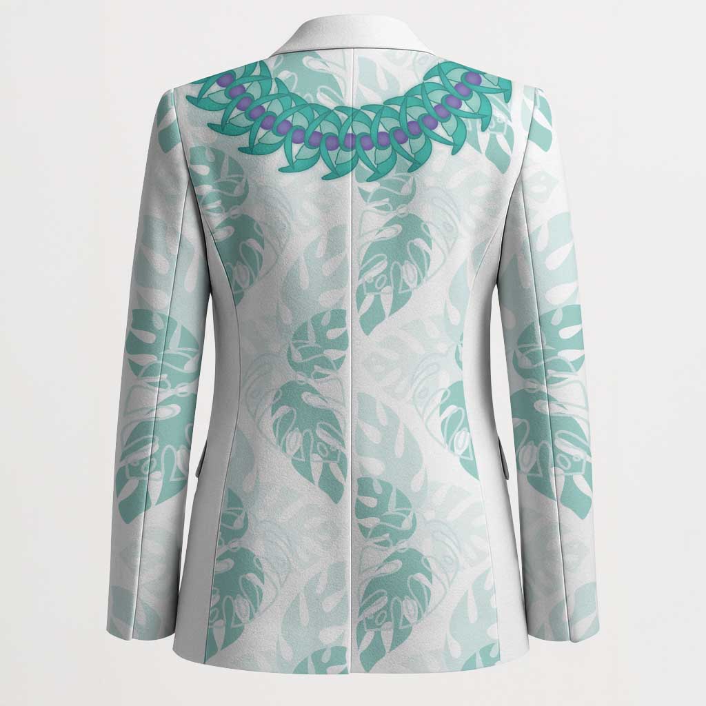 Jade Vine Lei Hawaii Blazer Aloha Seamless Tropical Leaves - Polynesian Pride