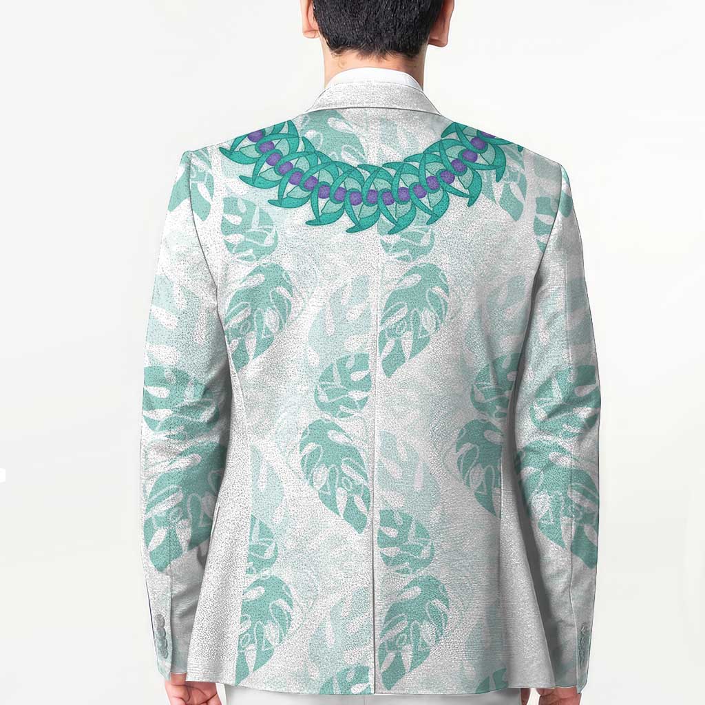 Jade Vine Lei Hawaii Blazer Aloha Seamless Tropical Leaves - Polynesian Pride