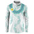 Jade Vine Lei Hawaii Button Sweatshirt Aloha Seamless Tropical Leaves - Polynesian Pride