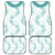 Jade Vine Lei Hawaii Car Mats Aloha Seamless Tropical Leaves - Polynesian Pride
